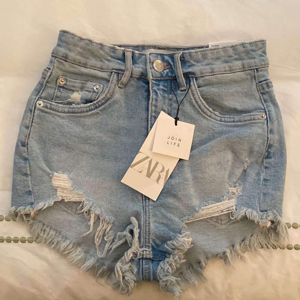 Zara denim shorts